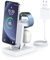 Ladestation für mehrere geräte - NANAMI 30W USB C Schnellladestation kompatibel mit Samsung Watch und Handy, 3 in 1 Ladegerät für Galaxy S/Z Flip/Z Fold/A Serie,Galaxy Watch Ultra/7/6/5/4, Galaxy Buds