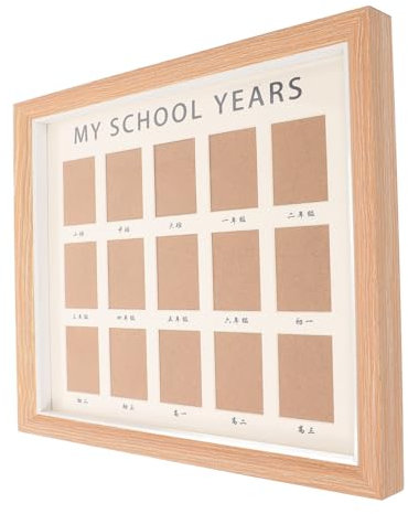 ibasenice Zeitfotorahmen Für Kinder Bilderrahmen Für Die Schule Fotohalter Für Das Schuljahr Mein Erstes Fotoalbum Fotorahmen Für Kinder Schultage Rahmen Foto Dekoration Papier