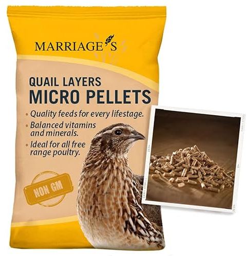 Marriages Quail Layers Micro Pellets, 20kg