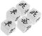 QUMIIRITY 22 Mm Mahjong-würfel Windrichtungen Würfelspiel-Requisiten Klein und Tragbar für Mahjong und Brettspiele