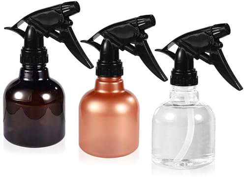 YYTOL Sprühflasche Klein Haare 250ml Leere Zerstäuber Sprühflaschen Pflanzen zum Befüllen Leer Wassersprühflasche für Blumen Hausreinigung 3 Stk