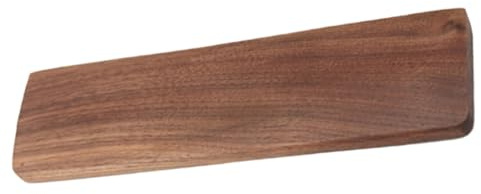 WRITWAA Ergonomic Wooden Wrist Rest for Computer Keyboard Solid Walnut Palm Support with Anti-Slip Design Comfortable Hand Rest for Mechanical Keyboards Compact Key Layout