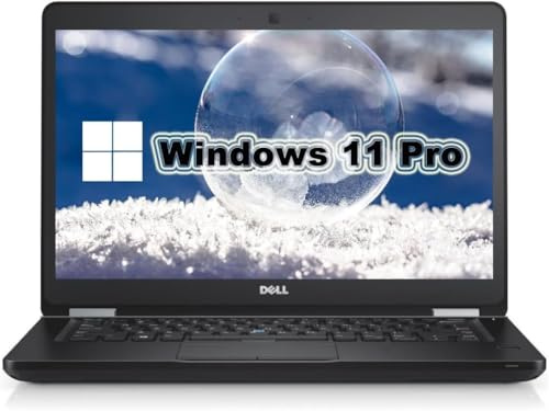 Dell Latitude 5470 Business Laptop, 14 Schermo, Intel Core i5-6300U 2.4GHz, 8GB RAM, 256GB SSD, CAM, Tastiera QWERTY, Windows 11 Pro (rinnovato)