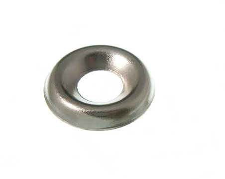 superficie tazza vite finitura rondelle n. 8 cp cromato (confezione da 100)
