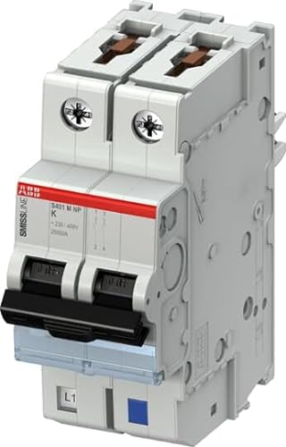 ABB Leitungsschutzschalter Typ K, 2-polig 13A 240V SMISSLINE TP DIN-Schienen-Montage
