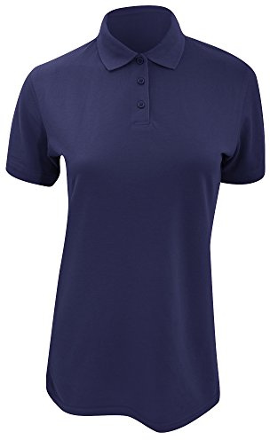 Kustom Kit Ladies Klassic Superwash Short Sleeve Polo Shirt (12) (Navy Blue)
