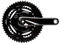 Quarq Riken 10R Road Power Meter 50-34T BB30 Crank Set - Black, 17.25 cm