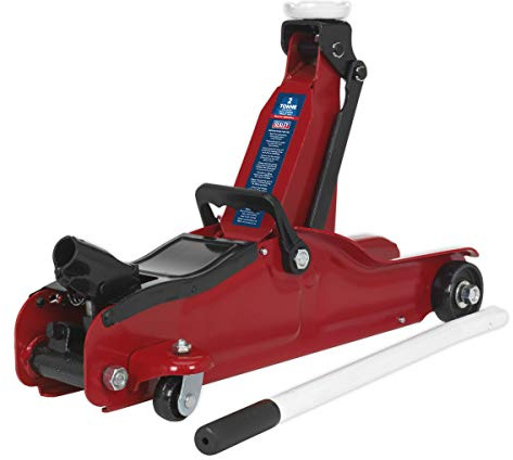Sealey 1050Cxle Trolley Jack 2Tonne Low Entry Short Chassis
