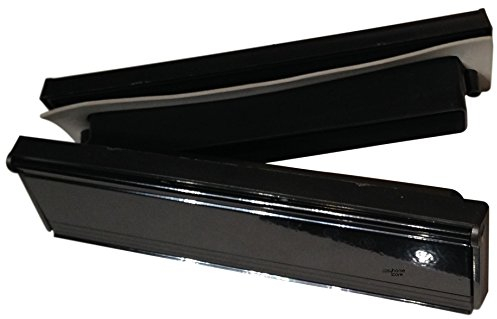 STORMGUARD 06SR0180000BL Sleeved Complete Letter Box Black, External Size 295mmx75mm Internal Aperture 279mm x 465mm