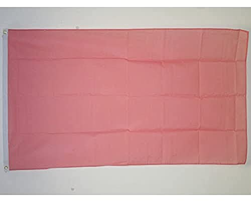 AZ FLAG - Flagge Einfarbig Rosa - 90x60 cm - Einfarbig Fahne 100% Polyester mit Messing-Ösen - 50g