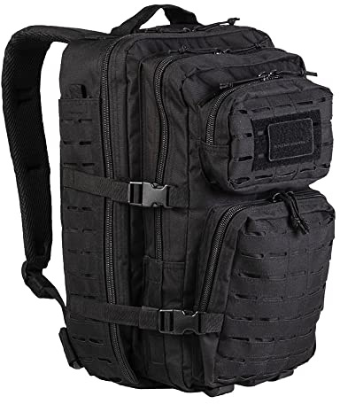 Rucksack US Assault Pack Laser 36l schwarz Tactical Kommando Ausrüstung #16069
