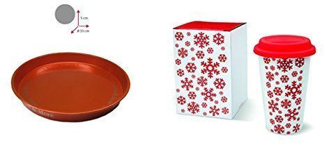 Coffee-To-Go-Becher + Tablett orange