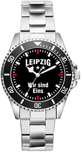 KIESENBERG Leipzig Geschenk Artikel Idee Fan Uhr 2388