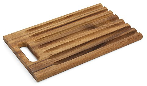 Ironwood Baguette Gourmet 28676 Sweep Off Bread Board, Acacia Wood, Hardwood