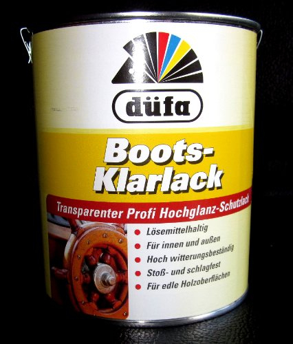 düfa Boots-Klarlack glänzend 750ml Lack Schutzlack Glanzlack hochglänzender │Profi-Schutzlack