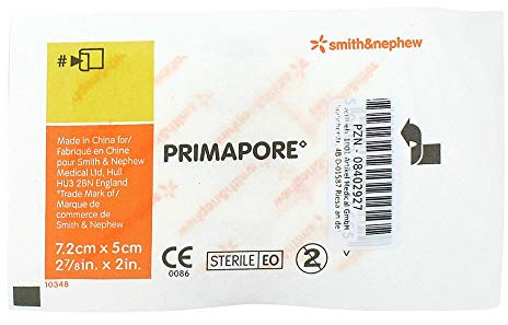 PRIMAPORE Wundverb.5x7,5 cm steril 1 St