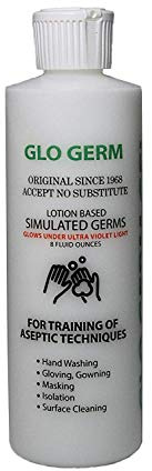 GLO GERM Glo Germ Gel - Gel luminoso para aprender técnicas asépticas, 237 ml