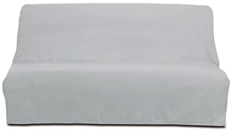 Soleil d'ocre, Panama Housse Clic-Clac en Coton Gris 190x204 cm