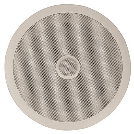 e-audio High Powered Round Ceiling Speaker With Directional Tweeter 8'' 90W