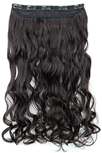 CAISHA 40cm 1 Teilig CLIP IN EXTENSIONS Sophia Haarteil Gewellt Schokobraun C52-1