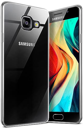 moex Aero Case für Samsung Galaxy A5 (2016) Hülle Durchsichtig, Silikon Handyhülle Transparent, Clear Case Ultra Slim, Backcover Schutzhülle Dünn, Silikonhülle Minimalistisch, Klar