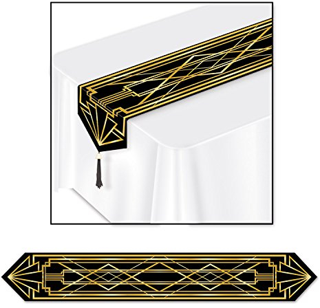 Great 20's Table Runner - 183cm - 1920's Party Tableware Decoration