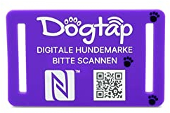 DOGTAP Light Small - Die intelligente Hundemarke mit NFC Chip, 50x30mm