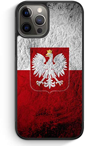 Polen Splash Flagge Polska Poland - Silikon Hülle für iPhone 12 Pro - Motiv Design Polnisch - Cover Handyhülle Schutzhülle Case Schale