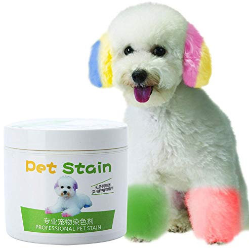 TOYHEART Tinte De Pelo Profesional para Perros De 100 Ml, Tinte Profesional para Mascotas Antialérgico para Gatos Y Perros, Agente Colorante En Crema para El Pelo para Perros Y Gatos Rosa Cereza