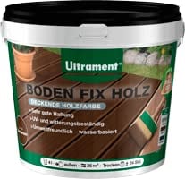 Ultrament Holz Frisch - Peinture couvrante pour bois - Peinture de sol pour extérieur - 4 l - Marron terre cuite