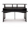 gear4music Large 3 Tier Studio Desk for Musicians and Producers with Wooden Laminate Shelves