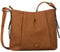 TOM TAILOR Melany Damen Umhängetasche Crossbody Bag Mittelgroß Cognac Braun