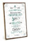 TypeStoff Holzschild mit Spruch – Heute – im Vintage-Look mit Zitat als Geschenk und Dekoration zum Thema Hier und Jetzt - HS-01098