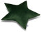 Pepi - Kuschelkissen Kinder - Handgenäht Kissen Kinderzimmer - Kinder Kissen Stern - Baby Kissen Deko - Sternkissen Dark Green