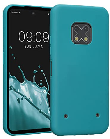 kwmobile Custodia Compatibile con Nokia XR20 Cover - Back Case per Smartphone in Silicone TPU - Protezione Gommata - petrolio matt