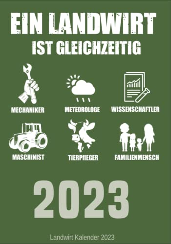 Landwirt Kalender: Lustiger Bauer Kalender für Landwirte mit frechem Spruch