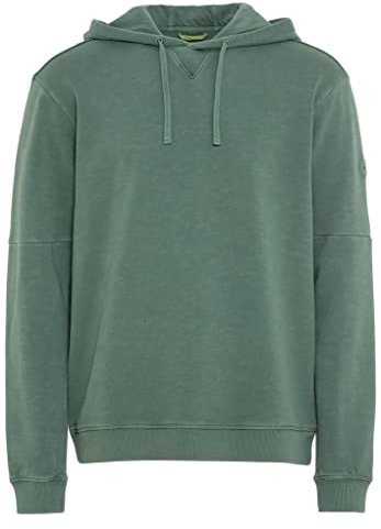 camel active 409415/1w02 Sweatshirt à Capuche, Vert Bouteille, XL Homme