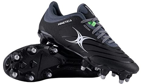 Gilbert Kinetica Pro Power 8S Rugby Boots Black 9
