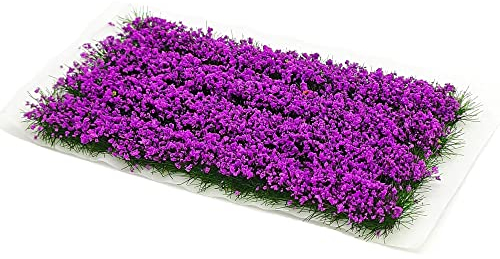 HAOBIN 1 Schachtel Scenics Gras GrasbüSchel Modellbau Landschaftsbau Modellbau Tabletop GeläNde Tabletop GeläNde Modellbau ZubehöR Diorama ZubehöR Verwendet FüR DIY Eisenbahn Landschaft Garten (Lila)