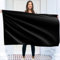 Solid Black Flag – Plain Black Flag - Double-sided Print – 90G polyester - Double Seam - 2 brass eyelets, large 5ft x 3ft