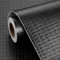 FunStick Papier Peint Noir Texturé Papier Peint Adhesif Mural Noir Motif Vinyle Adhesif Noir Meuble Papier Peint Autocollant Salon Salle de Bain Rouleau Papier Adhesif Noir Papier Peint Mural 30CM×5M