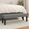 BaraSh Sitzbank Dunkelgrau 100x30x30 cm Bank Flur Garderobe Bank Flurbank Sitzbank Schlafzimmer Hockerbank Stoff
