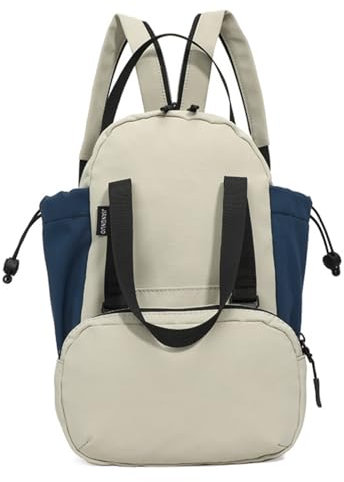 Travistar Rucksack Damen Klein Brusttasche Sling Bag Bauchtasche Set Mini Schulterrucksack 3 in 1 Crossbody Bag Umhängetasche Kleine Cityrucksack Diebstahlsichere Tasche für Männer Frauen