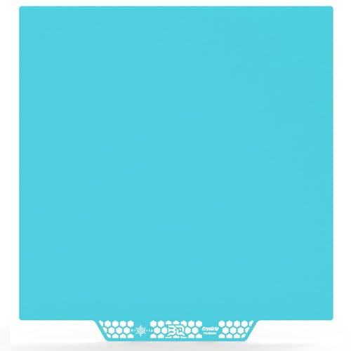 BIQU CryoGrip Pro Glacier-Original Panda Build Plate,Strong bond,356x356mm | Double Sided Spring Steel Sheet for Voron 350 3D Printers, Upgrade Build Plate