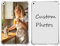 Sakenitly Custodia Personalizzata con foto per iPad di 7a/8a/9a generazione, versione 2019/2020/2021, Custodia in TPU Morbido con Cover Bumpers, Guscio Posteriore Trasparente
