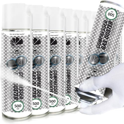 AABCOOLING Home und Office Kältespray Reiniger 10x 500 ml Vereisungsspray, Kühlspray, Reinigung, Kälteschock, bis -50°C, Kaltreiniger, Servicespray, Motorpflege