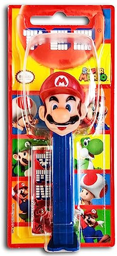 1x PEZ Spender Super Mario inkl. 2 x Pez Bonbons 2 x 8,5 g
