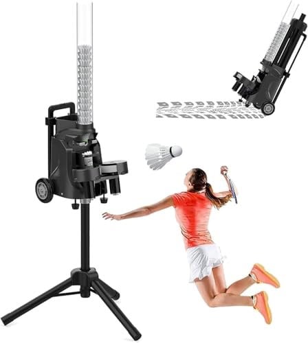 Badminton Ballmaschine Intelligente Ferngesteuerte Launcher Automatischer Trainer Wiederaufladbare Badminton Serve Equipment