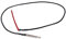 IMIKEYA Pickup Stick Passif Sous-selle Rouge pour Guitare Acoustique Accessoire avec Prise