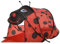 Mojawo Pop Up Wurfzelt Strandmuschel Sonnenschutz Camping Windschutz Outdoor Tasche rot UV 50+ L182xB100xH86cm